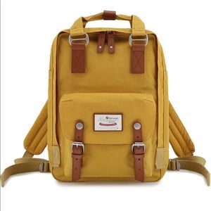 yellow backpack!